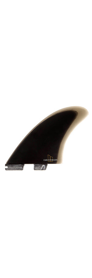 FCS II CHRISTENSON FIN　PG　ＢLACK FCS II Christenson PG Twin Fin Set – Cleanline Surf